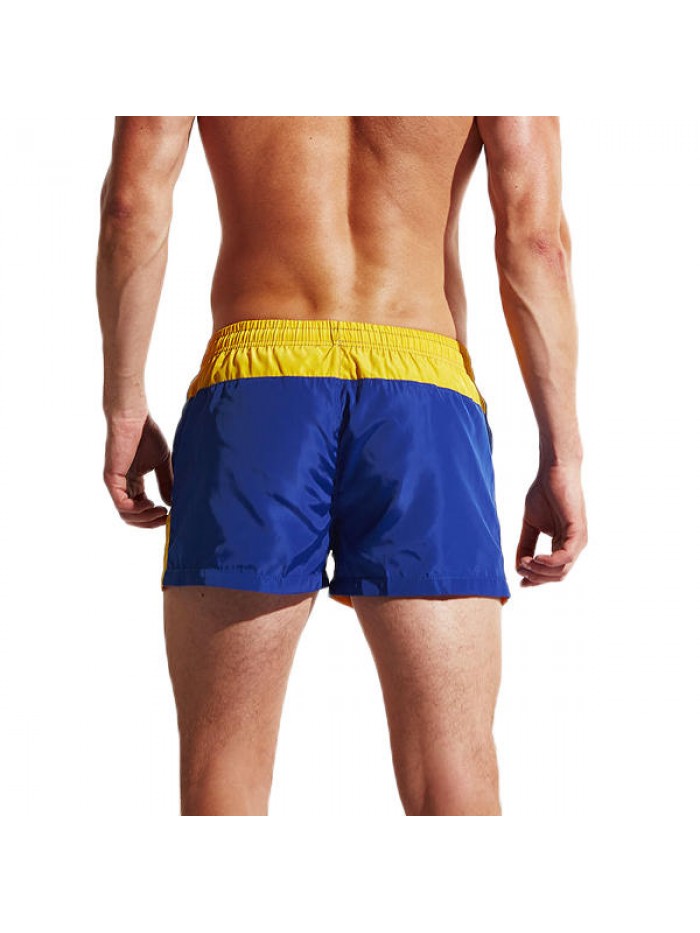 Quick Dry Breathable Waterproof Beach Board Shorts Mini Zipper Pocket Men Sport Shorts