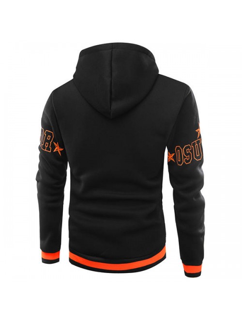 Fashion 3D Printed Stitching Hoodies Winter Men's ...