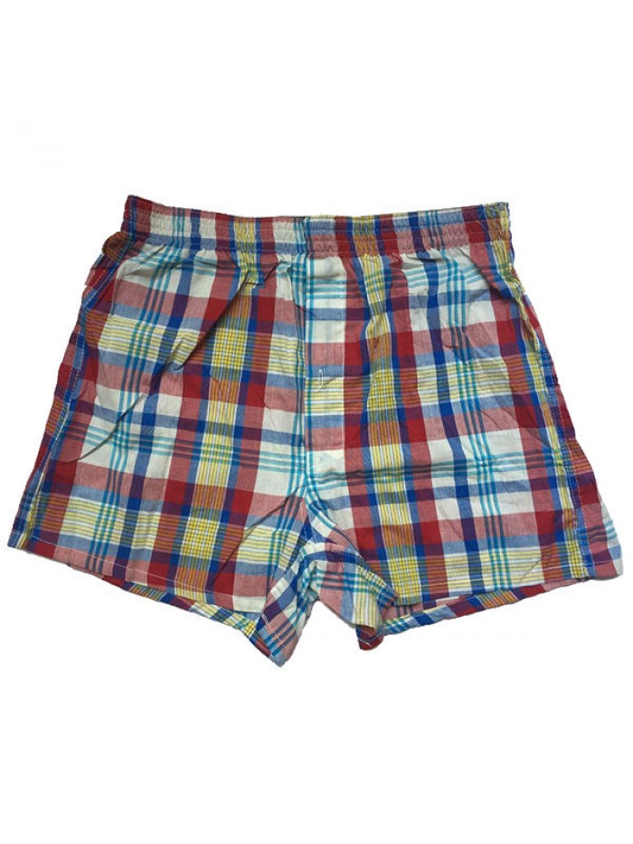 Mens Arrow Pants Plaid Checkered Cotton Comfy Breathable Homewear Casual Board Shorts