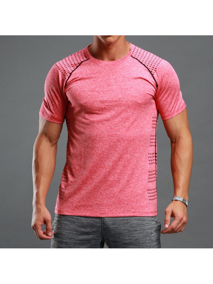 Ultra-thin stretch sports T-shirt with short sleeves