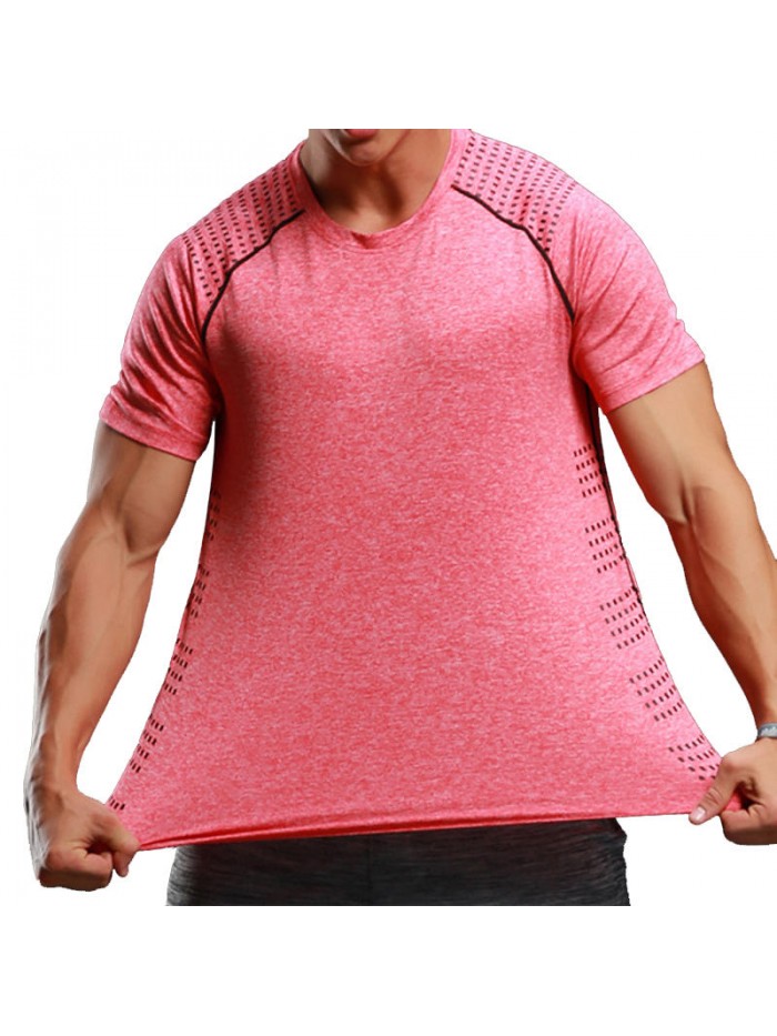 Ultra-thin stretch sports T-shirt with short sleeves