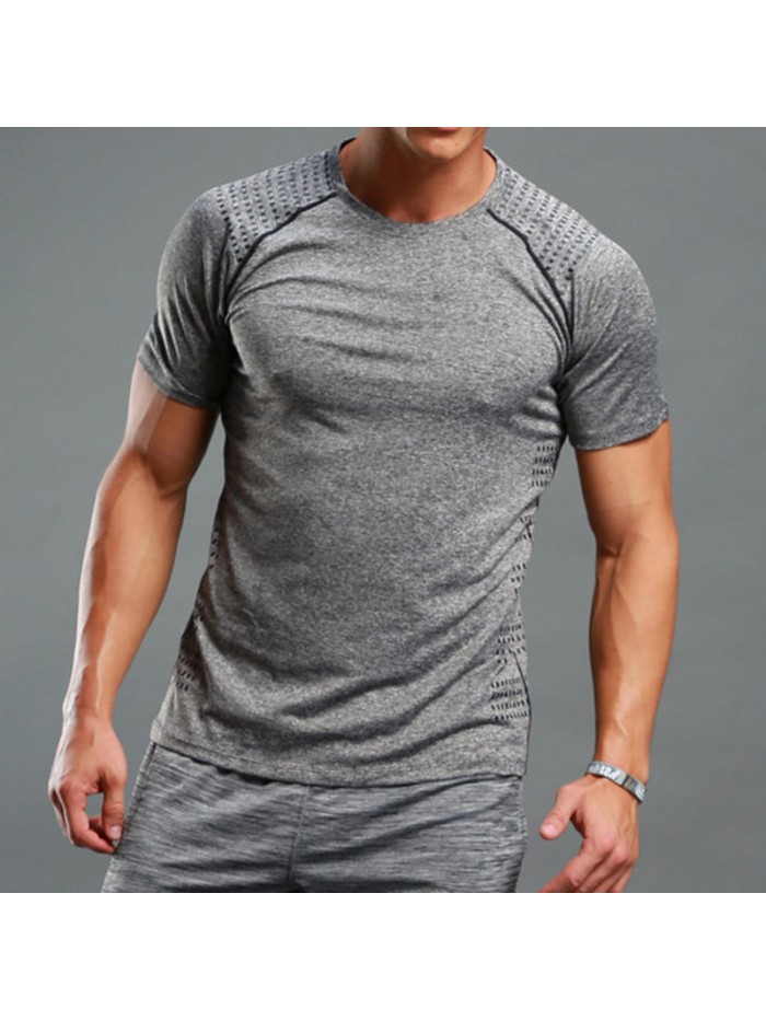 Ultra-thin stretch sports T-shirt with short sleeves