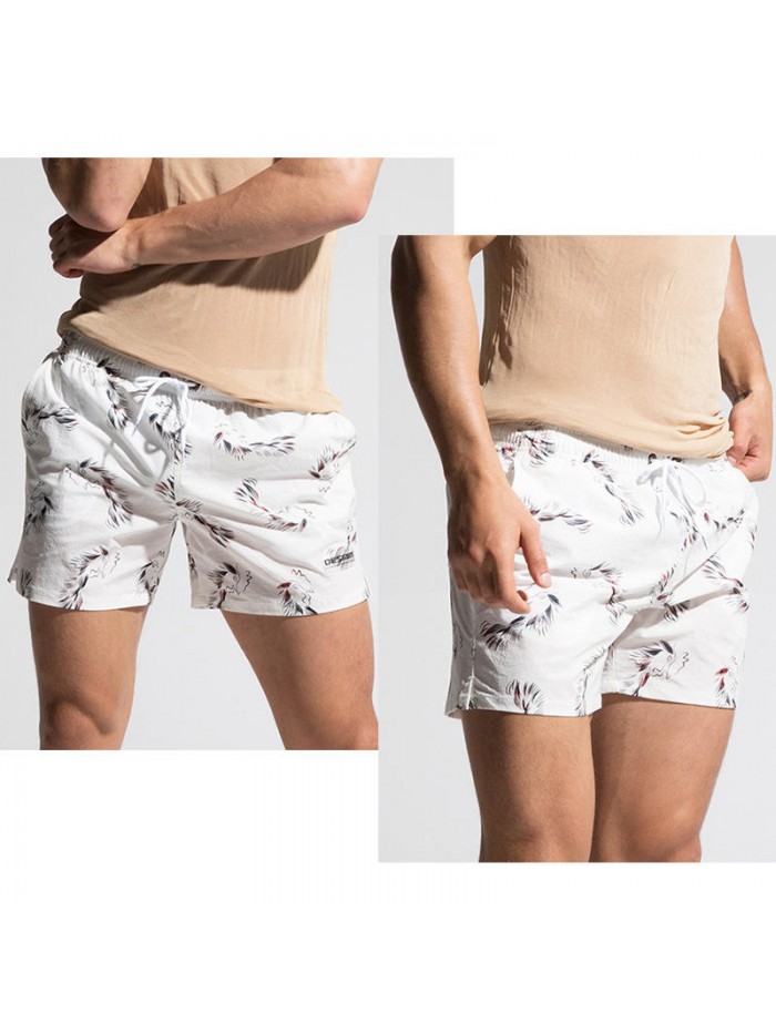 Mens Summer Casual Printing Home Sports Beach Board Shorts