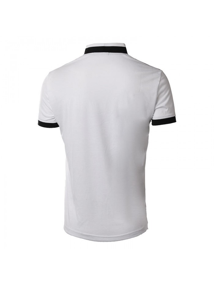 Embroidered polyester casual T-shirt