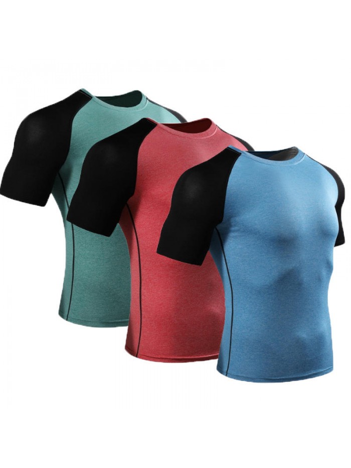 Short sleeve tight sport shirt