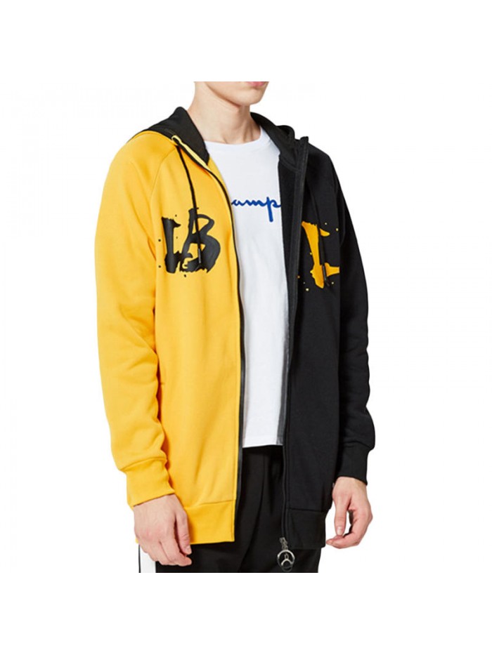 Men's Leisure Loose Hoodies Spring Autumn Fashion Two Colors Sweatshirts Tops