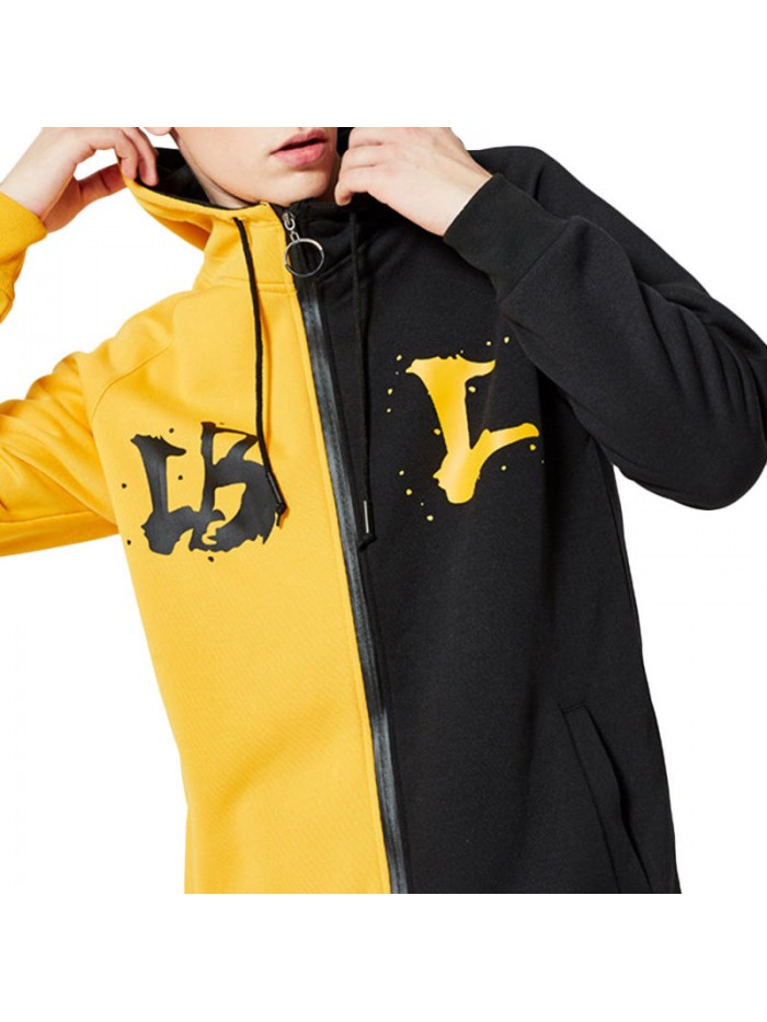 Men's Leisure Loose Hoodies Spring Autumn Fashion Two Colors Sweatshirts Tops