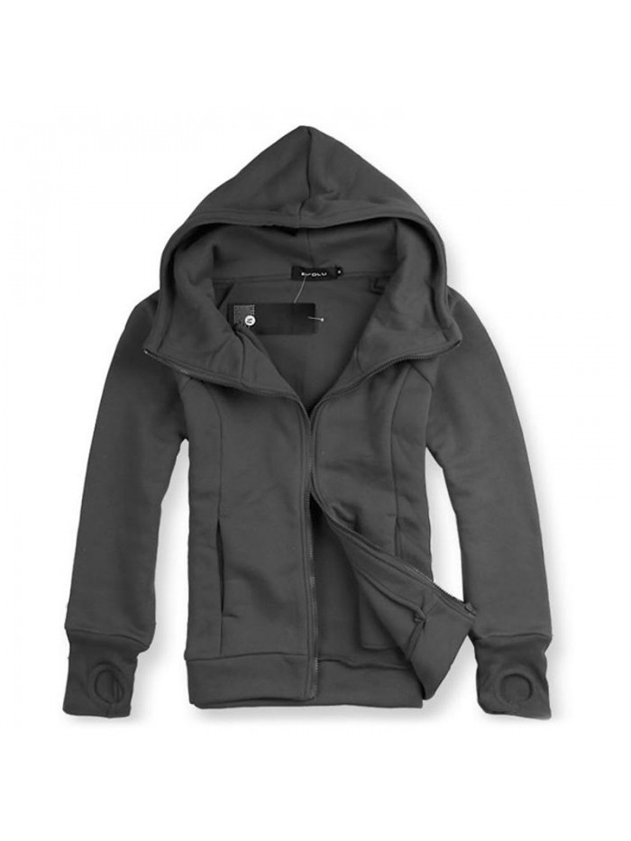 Autumn Fashion Cotton Loose Zipper Casual Thick Hooded Sweatshirt for Men