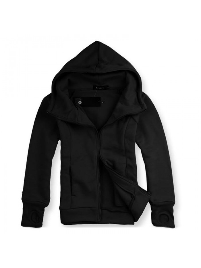 Autumn Fashion Cotton Loose Zipper Casual Thick Hooded Sweatshirt for Men