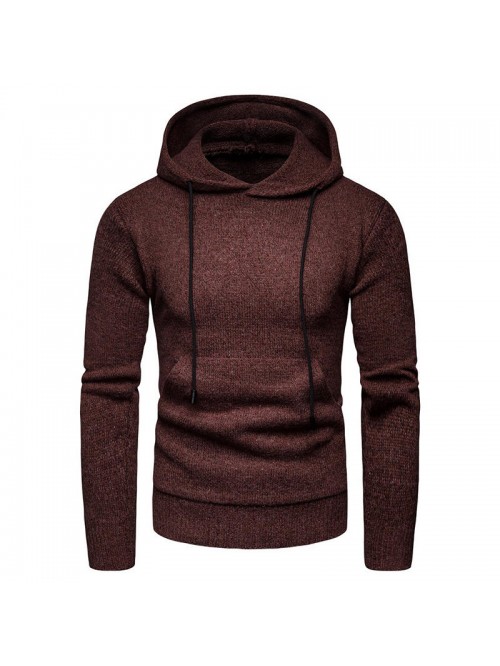 Men's Casual Pullover Drawstring Hooded Sweatshirt...