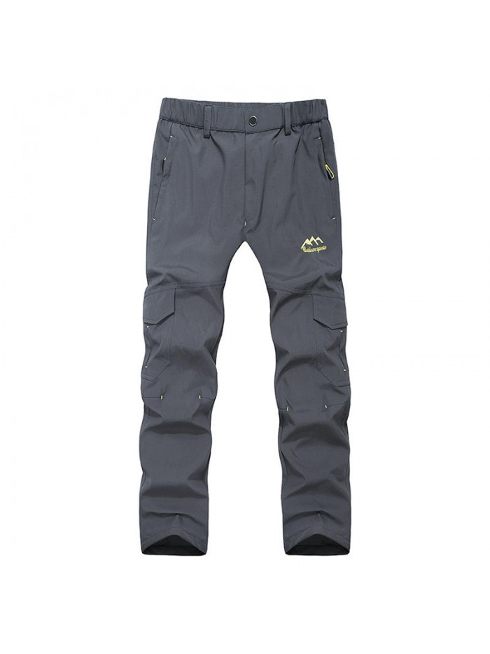 Mens Waterproof Breathable Quick-drying Sport Climbing Skiing Soft Shell Casual Outdoor Pants