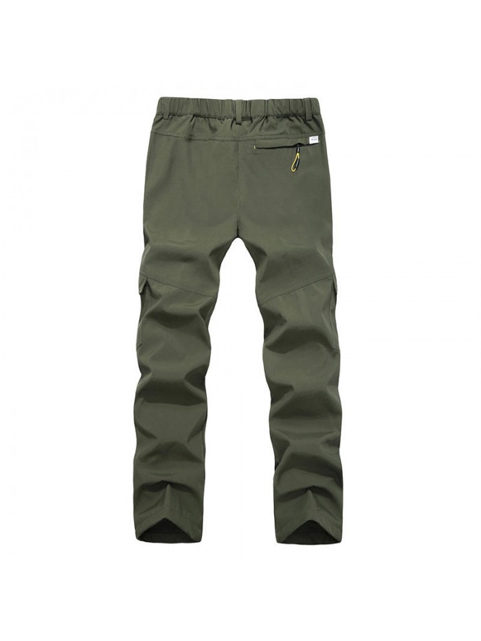 Mens Waterproof Breathable Quick-drying Sport Climbing Skiing Soft Shell Casual Outdoor Pants