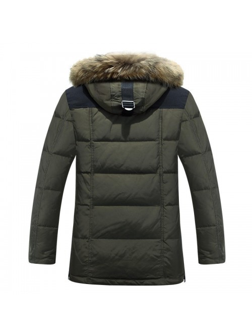 Mens Winter Thick Warm Windproof Down Jacket Outdo...