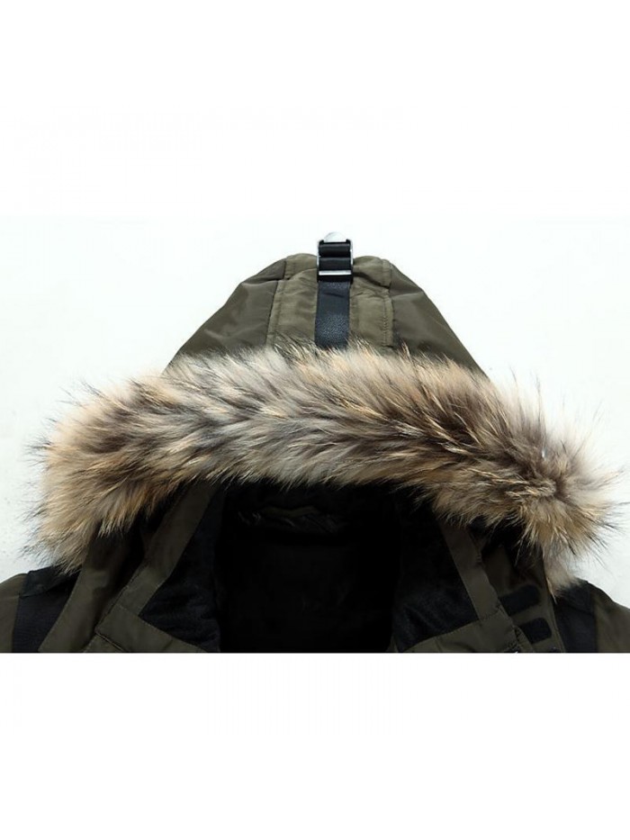 Mens Winter Thick Warm Windproof Down Jacket Outdoor Parka