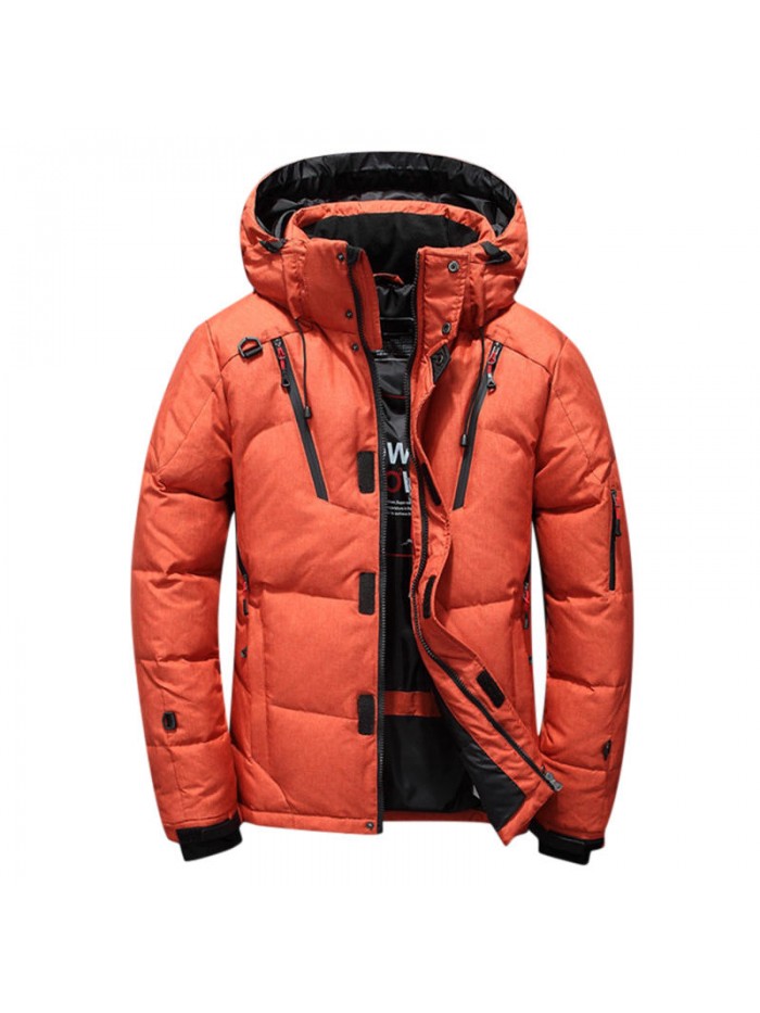 Mens Winter Outdoor Thick Warm Down Jacket Insulated Parka Outerwear