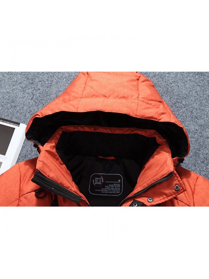 Mens Winter Outdoor Thick Warm Down Jacket Insulated Parka Outerwear