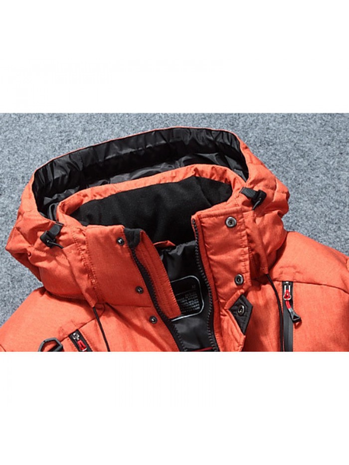 Mens Winter Outdoor Thick Warm Down Jacket Insulated Parka Outerwear