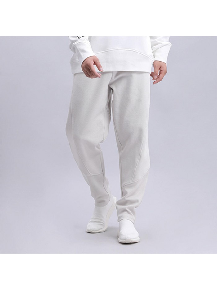 Mens Sport Pants Elastic Waist Drawstring Loose Breathable Casual Harem Pants