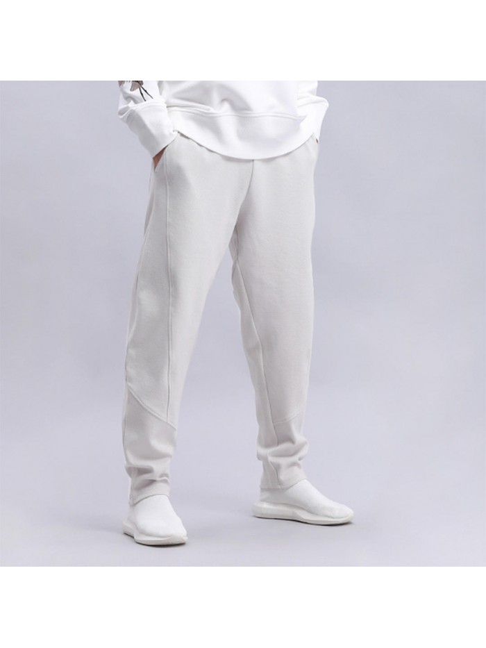 Mens Sport Pants Elastic Waist Drawstring Loose Breathable Casual Harem Pants